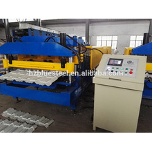 Light Gauge Aluminium Roofing Sheet Making Machine, galvanisé Iron Steel Roof Tile Making Machine